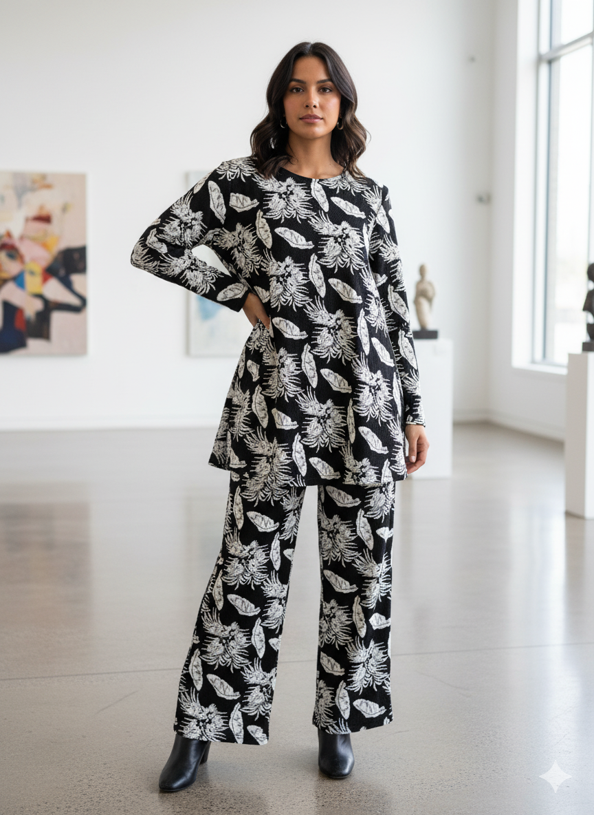 The Botanical Muse Tunic and Pant Co-ord