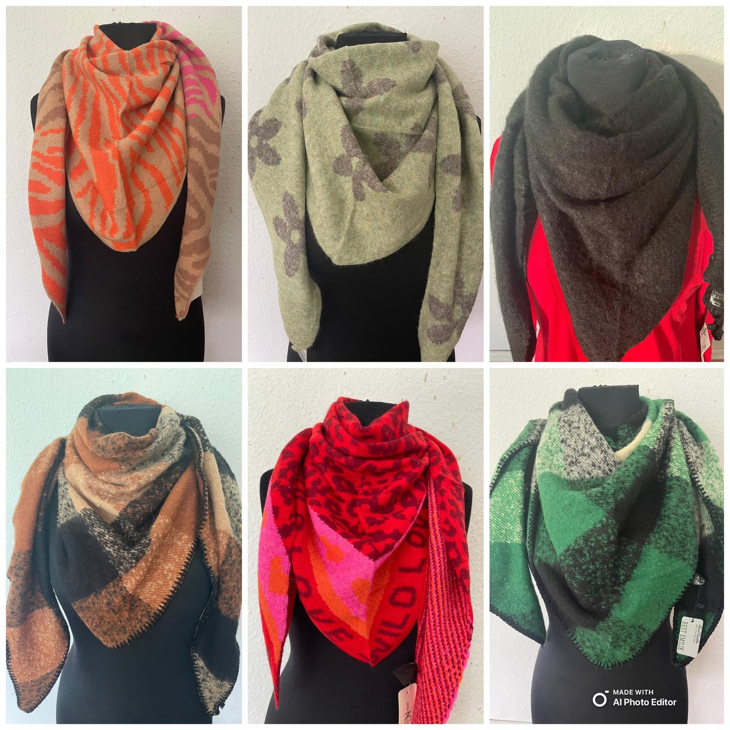 Stilvolle Dreieckstücher mit Leopardenmuster, Statement-Prints & mehr – Perfekt für Herbst & Winter