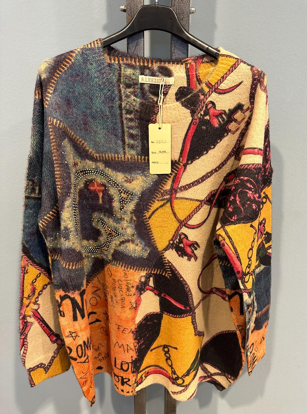 Damen Winterpullover Kuschelige Strickpullover mit Muster