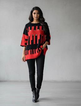 Oversize Damen Strickpullover Cut-Outs Farbkontrast One Size Trendy
