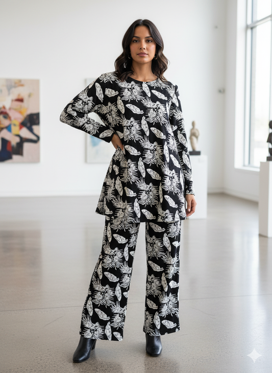The Botanical Muse Tunic and Pant Co-ord