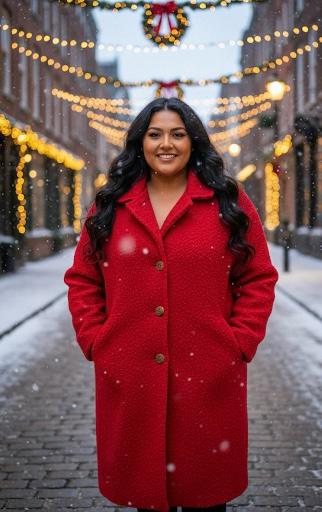 Damen Oversize Mantel – Kuscheliger langer Wintermantel im modernen Stil - Naveed Mode GmbH