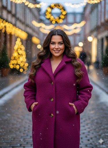 Damen Oversize Mantel – Kuscheliger langer Wintermantel im modernen Stil - Naveed Mode GmbH