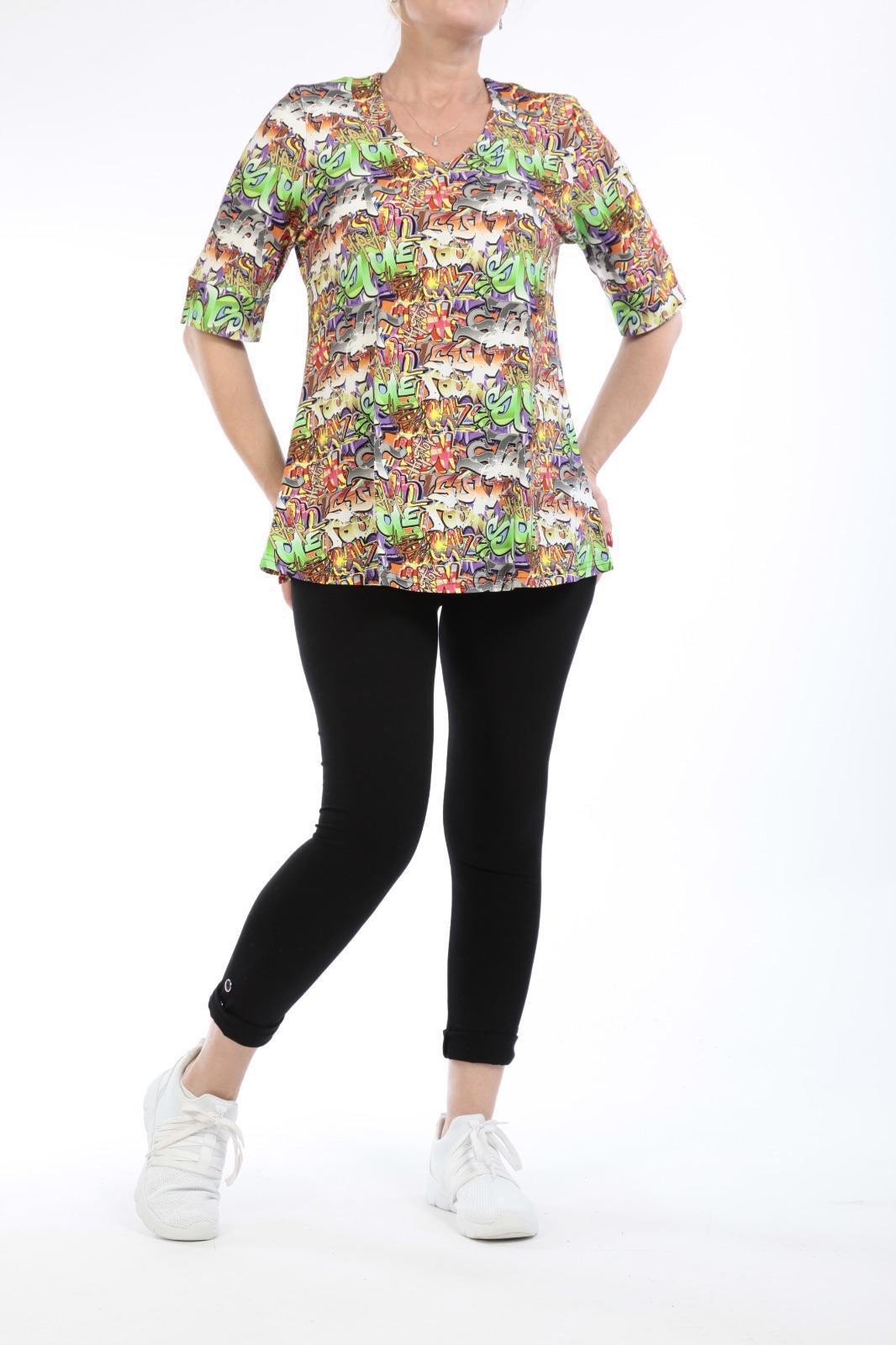 Waoo Damen T-Shirt – Farbiges shirt von NaveedMode