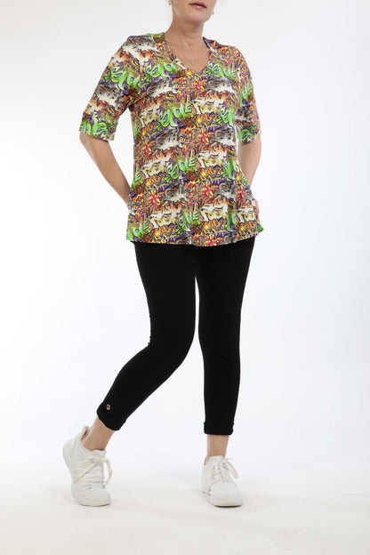 Waoo Damen T-Shirt – Farbiges shirt von NaveedMode
