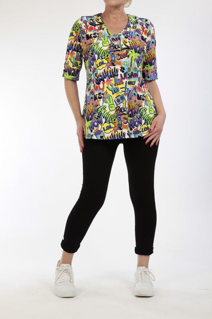 Schönes Damen T-Shirt – Farbiges shirt von NaveedMode