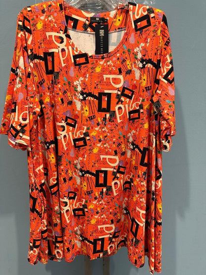Elegantes T-Shirt mit Abstraktem Print