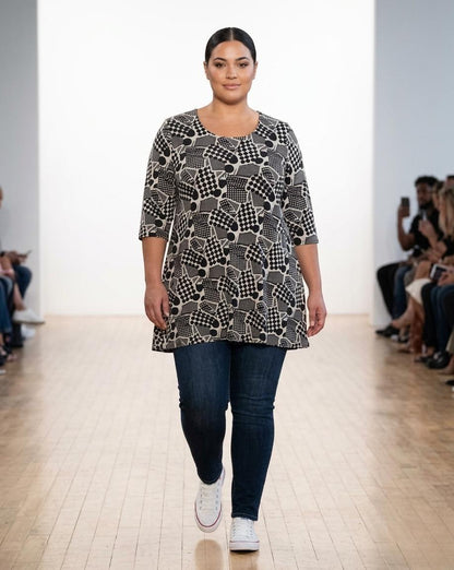 Softer Viskose-Jersey für Damen – Bequeme Plus-Size Mode
