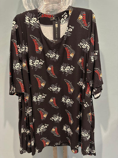 Modisches T-Shirt Übergroße Für Damen