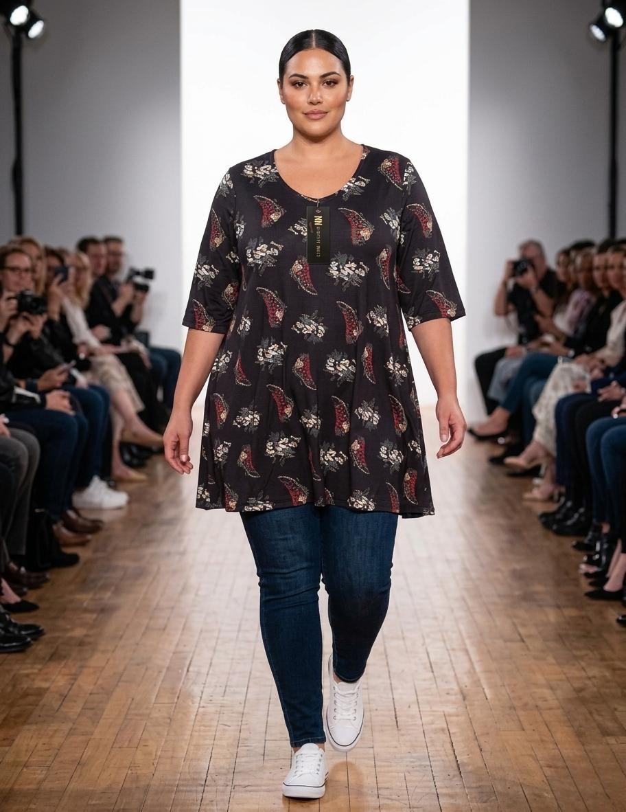 Modisches T-Shirt Übergroße Für Damen