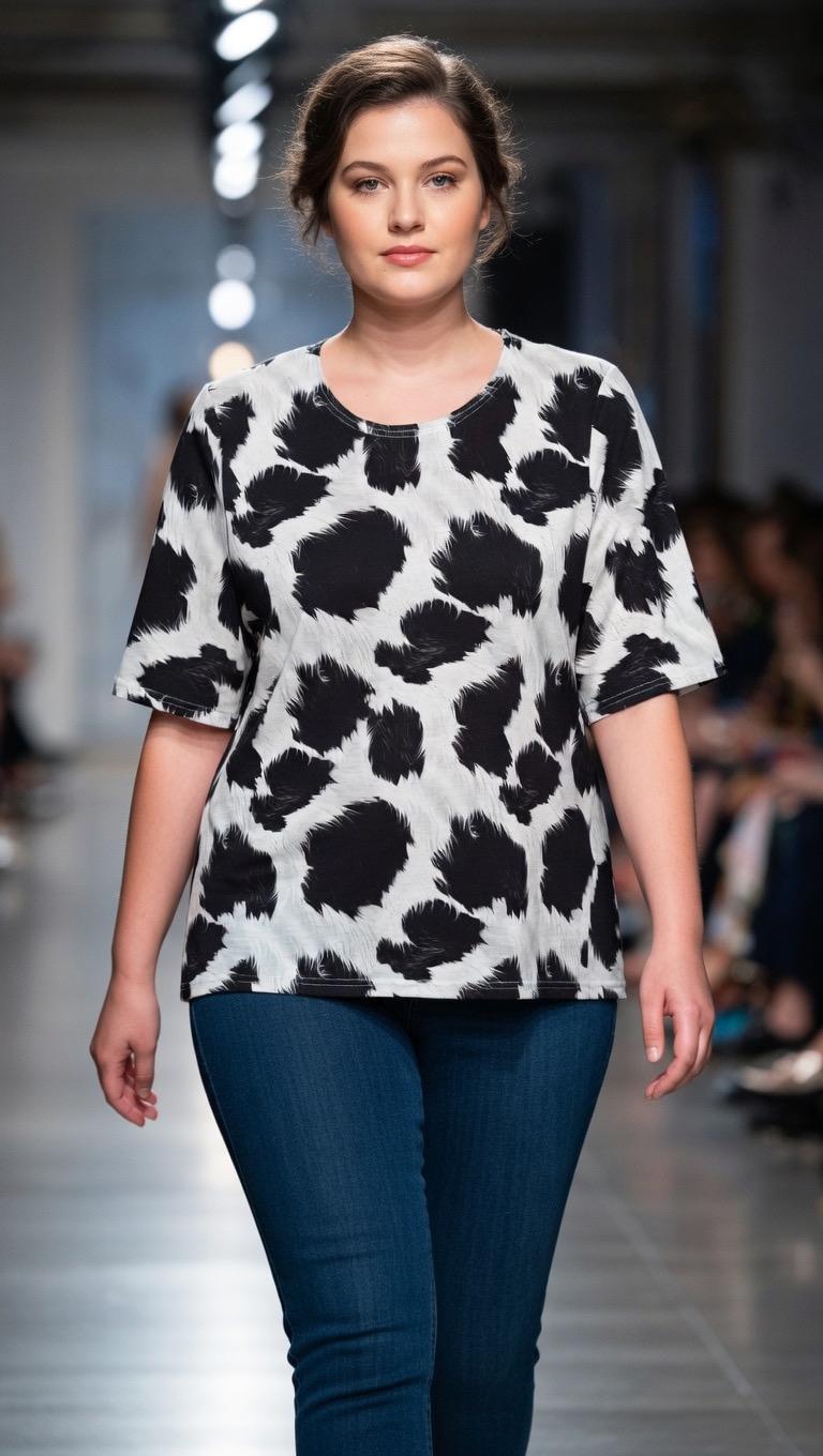 Alltags-Shirt für Damen in Übergröße – Weiches Material