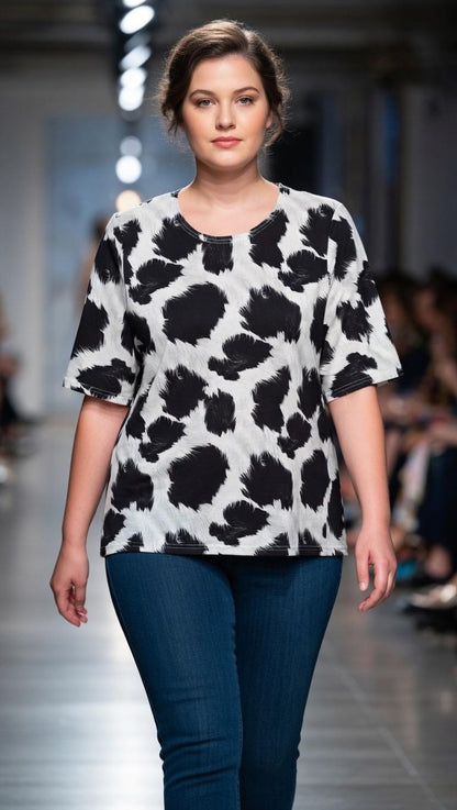 Alltags-Shirt für Damen in Übergröße – Weiches Material