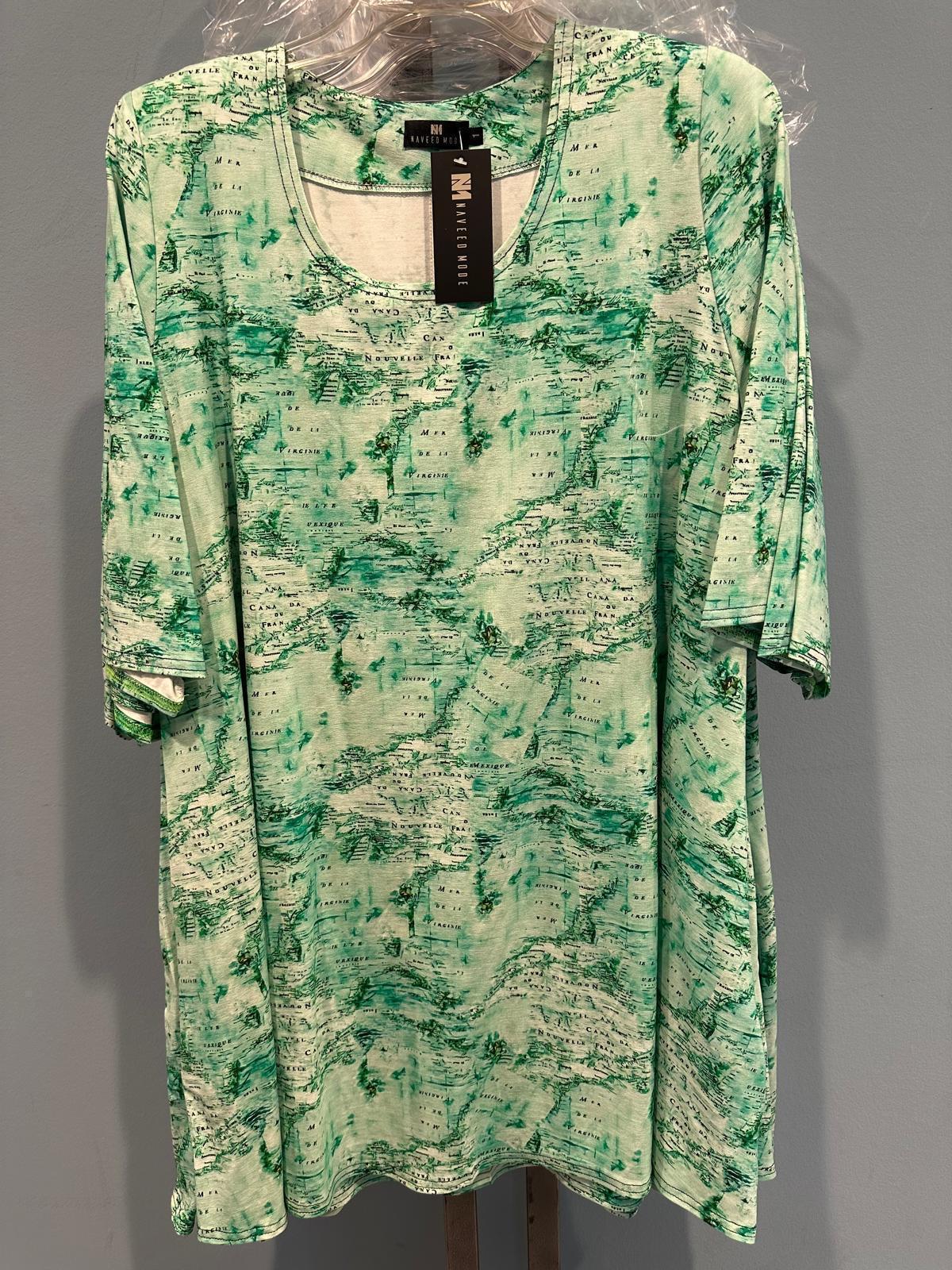 Damen Plus Size T-Shirt | Bunter Grafik-Print | Modern & Casual Weiß