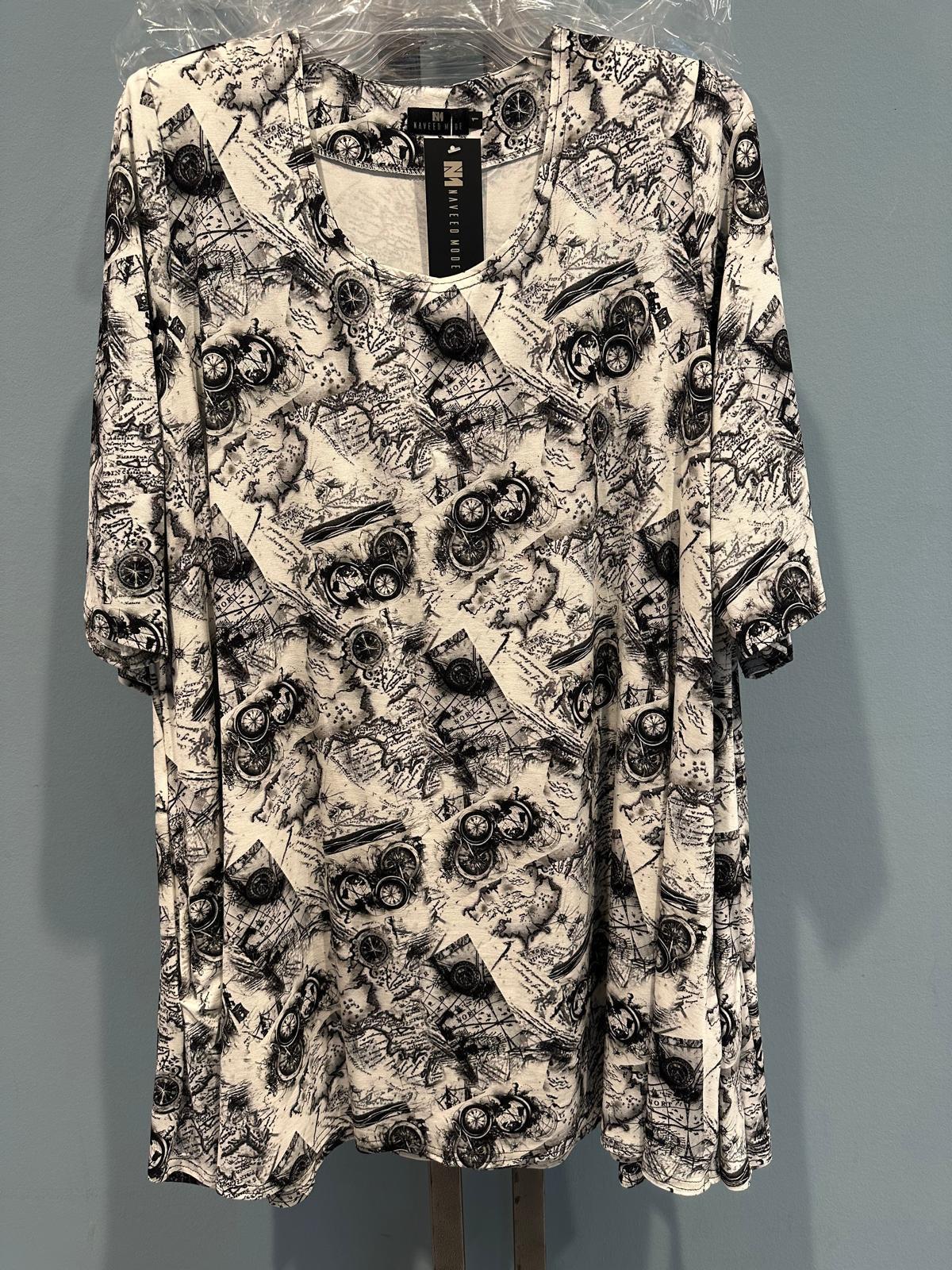 Damen T-Shirt Übergröße aus Viskose – Perfekte Passform