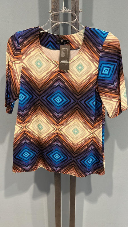 Stylisches T-Shirt in Weiß – Moderner Grafik-Print