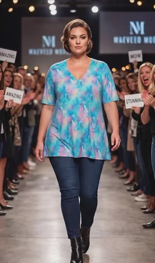 Weiches Viskose T-Shirt für Damen – Optimale Kurven-Passform